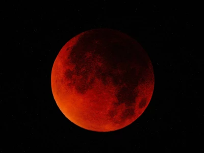 화요일 새벽 애틀랜타 개기월식 '블러드 문' 현상