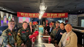 조지아 해병전우회 해병대 창설 기념식