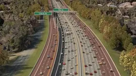 GA 400번 고속도로 유료 급행차로 22일 착공